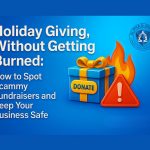 Holiday Giving, Without Getting Burned: How to Spot Scammy Fundraisers and Keep Your Business Safe